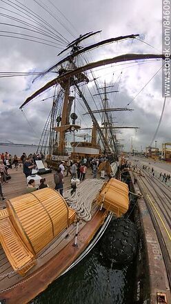 Italian training ship Amerigo Vespuccio in Montevideo. March 2024 - Department of Montevideo - URUGUAY. Photo #84609