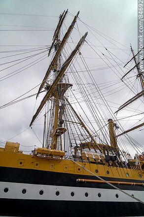 Italian training ship and sailing ship Amerigo Vespucci - Department of Montevideo - URUGUAY. Photo #84692