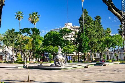 Plaza Treinta y Tres Orientales - Department of Salto - URUGUAY. Photo #86035