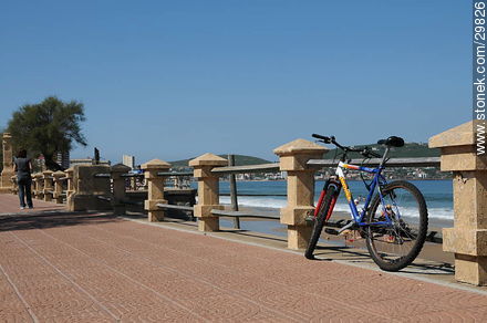 Promenade of Piriápolis beach - Department of Maldonado - URUGUAY. Photo #29826