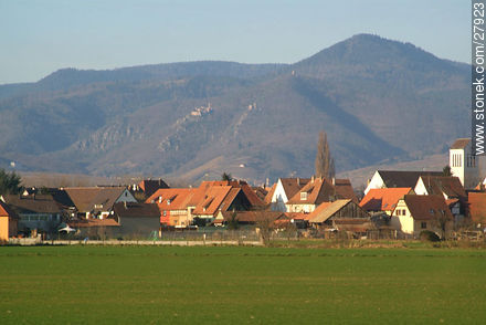 Vista desde las rutas A35 y E25 - Región de Alsacia - FRANCIA. Foto No. 27923