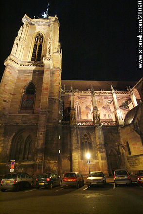Colmar Cathedral - Region of Alsace - FRANCE. Photo #28090