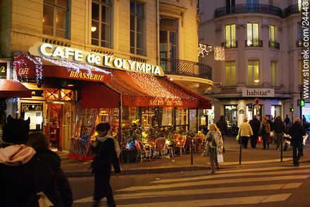 Cafe de L'Olympia - París - FRANCIA. Foto No. 24443